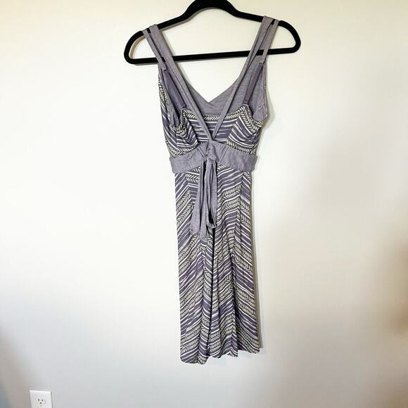 Smartwool Purple and White Midi Dress - Picture 3 of 11